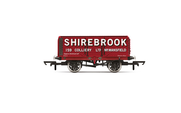 Hornby OO Gauge 7 Plank Wagon, Shirebrook - R60097