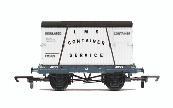 Hornby OO Gauge LMS, Container Service, Conflat A - R60107