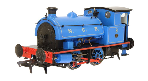 Dapol OO Gauge HL 0-4-0 NCB Blue Lined Straw  DCC Ready Model Railway Steam Locomotive 4S-024-005