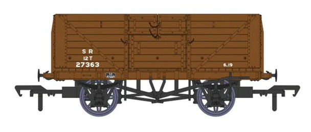 Rapido UK OO Gauge SR 8-Plank Wagon -   27363 SR Brown Post 1936 940020