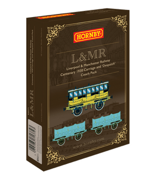 Hornby  L&MR, Centenary 1930 Carriage and 'Despatch' Coach Pack – Era 1 R40371