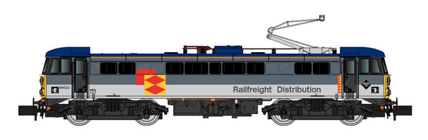 GM Collection N Gauge Class 86 622 Railfreight Distribution European Livery