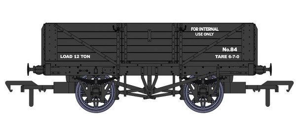 Rapido Trains OO Gauge LMS Dia 1666 Open Wagon - No.84 Internal User 937015