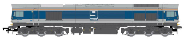 Dapol OO Gauge Class 59 004 Foster Yeoman Blue 'Paul A Hammond' - DCC Sound Fitted 4D-005-004S