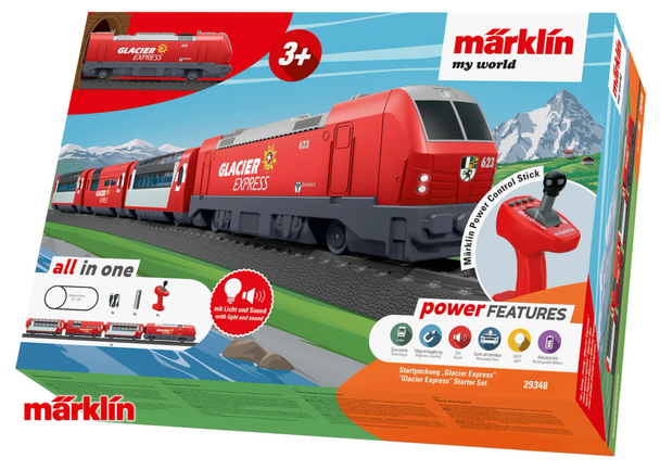 Marklin MyWorld Glacier Express Starter Set 29348