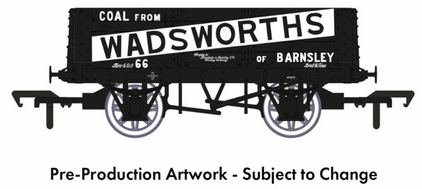 Rapido Trains OO Gauge 1907 Open Wagon - Five Plank, Wasdsworths, Barnesly 967011