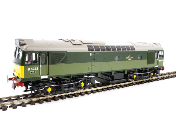 Heljan Class 25/3 D5243 BR Two Tone Green Small Yellow Panels Model Railway Diesel Locomotive 2543
