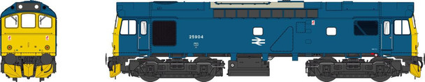 Heljan Class 25/3 25301 BR Blue With Domino Headcodes Model Railway Diesel Locomotive  2547