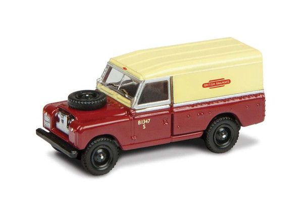 Oxford TT Gauge Land Rover Series 2 LWB Hard Top British Railways 120LAN2001