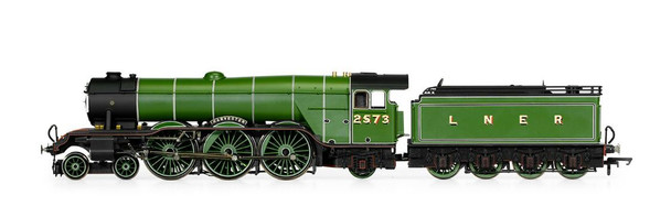 Hornby OO Gauge Class A3 2-6-2 2573 'Harvester' LNER Green Diecast Footplate + Flickering Firebox DCC Ready Model Railway Steam Locomotive R30216