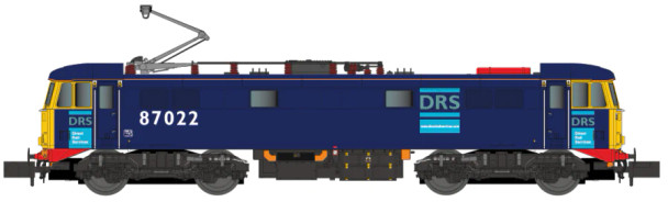 Dapol N Gauge Class 87 022 Direct Rail Services Model Railway Electric Locomotive DCC Ready 2D-087-004