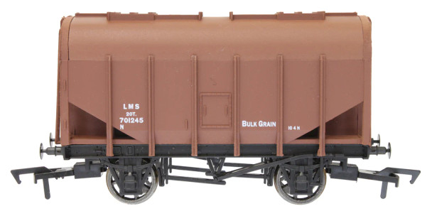 Dapol OO Gauge LMS Bulk Grain Hopper  Model Wagon 4F-036-037