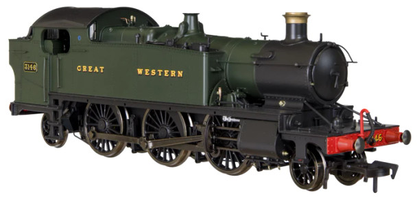 Dapol OO Gauge Large Prairie 2-6-2 3131 Great Western Green DCC Fitted Model Railway Steam Locomotive  4S-041-009D