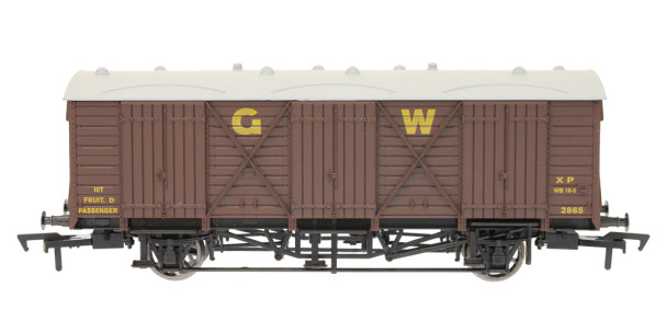 Dapol OO Gauge Fruit D Van GWR 2865 Model Railway Wagon 4F-014-041