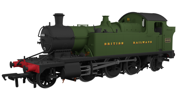 Rapido Trains OO Gauge 44xx 4404 GWR Green w/British Railways Lettering Model Railway Steam Locomotive DCC Sound 951504