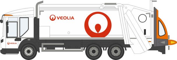 Oxford Diecast OO Veolia Dennis Eagle Olympus Refuse Truck  76DE002