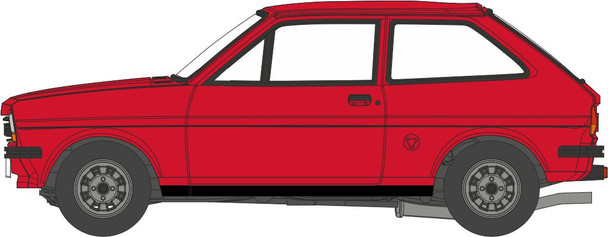 Oxford Diecast N Ford Fiesta Mk1 Venetian Red NFF001