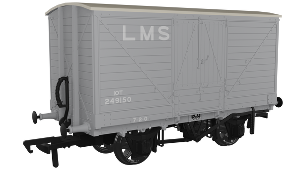 Rapido OO Gauge LNWR D88 Van - LMS No 249150 Scale Model Railway Wagon 945005