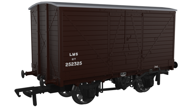 Rapido OO Gauge LNWR D88 Van - LMS No 252325 Scale Model Railway Wagon 945009