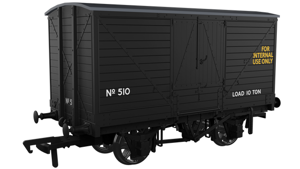 Rapido OO Gauge LNWR D88 Van - Internal User No 510 (Dockyard) Scale Model Railway Wagon 945015