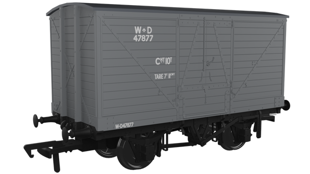Rapido OO Gauge LNWR D88 Van - WD47877 (Beamish, As Preserved)  Scale Model Railway Wagon 945017