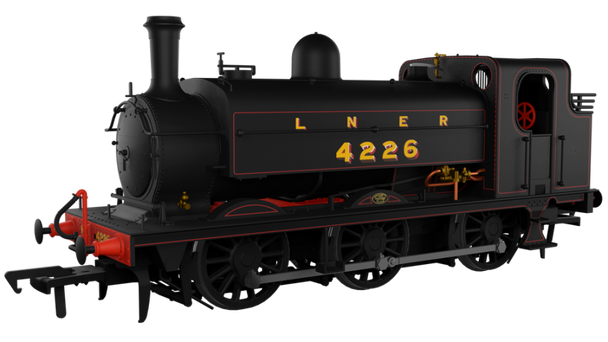 Rapido Trains OO Gauge LNER J52/2 No.4226 L&NER Black with Red Lining DCC Sound 958504