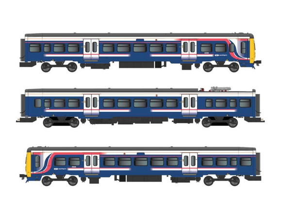 Dapol OO Gauge Class 323 238 3 Car EMU First North Western DCC Ready 4D-323-004