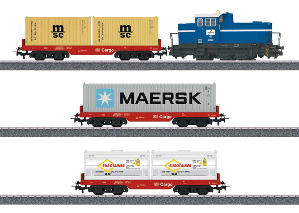 Marklin HO Gauge Starter Kits Start Up German Diesel Freight Starter Set (MFX-Sound)