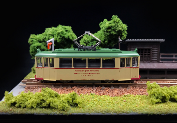 Kato N Gauge Hiroshima Electric Railway Type 200 Hannover Tram K14-071-1