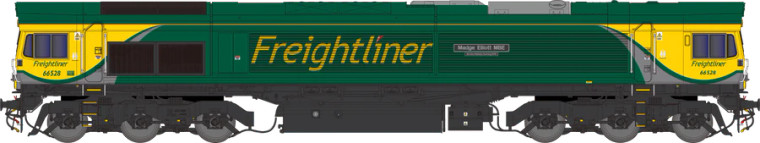 Dapol N Gauge Class 66 Freightliner Powerhaul 66528"MADGE ELLIOTT MBE - BORDERS RAILWAY OPENING 2015" 2D-066-008