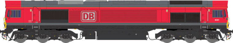 Dapol N Gauge Class 66 DB Red 66001 2D-066-001