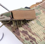 MALS laser-cut slots on a plate carrier