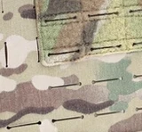 MOLLE webbing on a plate carrier