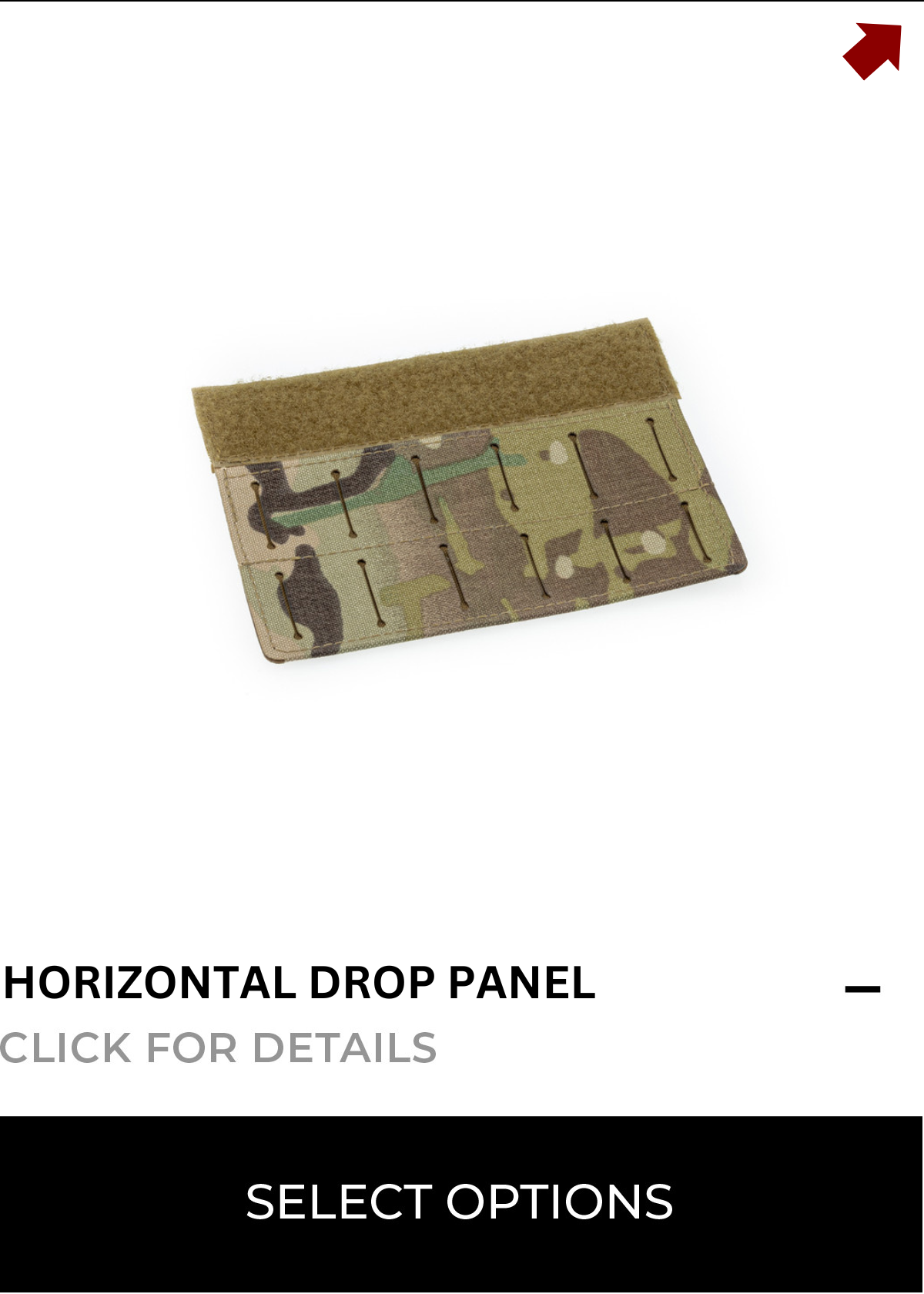 HORIZONTAL DROP PANEL