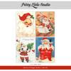 Printable | Santa #1 Vtg Cards