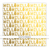 Metallic Clear | Hello Summer | Gold 8x8
