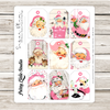 Punch-Outs | Pink Santa Tags