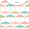 Paper | Beach Umbrella 12x12 (single-sided)