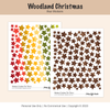 Digital | Woodland Christmas Star Stickers