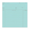 Sky blue ledger 12x12 scrapbooking pattern paper.