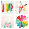 This pack includes sixteen 12" x 12" single-sided sheets of cardstock. This paper can be used for scrapbooking, journaling, photo albums, card making, tags, and other paper crafting projects.
