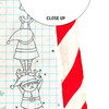 Candy Cane Frame 12x12 Scrapbooking Paper