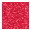 Red Christmas Floral 12x12 Scrapbooking Paper