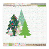 Deck The Halls Christmas Tree 12x12 Scrapbooking Paper