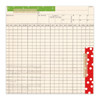 Festive Ledger 12x12 Scrapbooking Paper