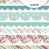 These fun and festive scalloped strips are a must-have for your Christmas ephemera stash—just punch out and stick on for an instant pop of holiday joy!