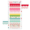 These fun and festive scalloped strips are a must-have for your Christmas ephemera stash—just punch out and stick on for an instant pop of holiday joy!