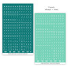 Add a fresh, modern touch to your projects with these alphabet tile stickers—perfect for titles, captions, labels, and decorative accents in scrapbooking, journaling, card making, and more. This set features two soothing colorways: Jade and Mint, both with crisp white letters, offering a clean and versatile look that pairs beautifully with a wide range of styles.