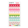 Add a cheerful, whimsical touch to your holiday crafts with these scallop borders in festive Christmas colors. Featuring a joyful mix of red, hot pink, pink, yellow, green, and teal, each border pops with vibrant charm while maintaining a clean, modern aesthetic. Perfect for card-making, journaling, scrapbooking, or decorating gift tags.