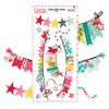Add festive charm and dimension to your holiday scrapbook pages with these beautifully designed Christmas banners. Crafted from sturdy 80 lb cardstock, each banner features rich seasonal colors and playful designs perfect for enhancing layouts, gift wrapping, journaling, and more. With a mix of long and short banners plus six coordinating extras, this set is ready to bring your Christmas creativity to life. Acid-free and made in the USA, these high-quality embellishments are both vibrant and archival-safe.
